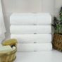 Belem 4 Pcs Bath Towel 27 x 50 | White