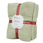 Belem 4 Pcs Bath Towel 27 x 50 | Sage Green Bath Towels