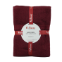 Belem 4 Pcs Bath Towel 27 x 50 | Cherry Cola