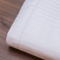 Close-up of the Swiss Stripes sheets.