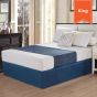 Chenille Bed Scarfs 26 x 108 King Poised Navy
