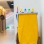 Maid Cart With Bumpers 57 x 21 x 39 Inch