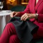 Napkins 20x20 Black Polyester Hemmed