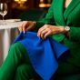 Napkins 20x20 Blue Polyester Hemmed