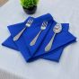 Napkins 20x20 Blue Polyester Hemmed