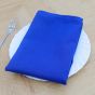 Napkins 20x20 Blue Polyester Hemmed