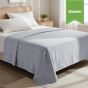 Dolphin Grey Microfiber Top Sheet / Queen Flat 94x96