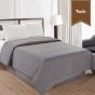 Water Streams Top Sheet Twin/Full 84x96 Castle Rock Grey