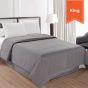 Water Streams Top Sheet King 108x96 Castle Rock Grey