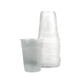 Individually Wrapped Clear Disposable Plastic Cold Cups 1000/Case 