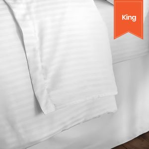 Swiss Stripe T-250 Duvet Cover King 110 x 99
