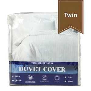 White Striped Duvet Covers Twin