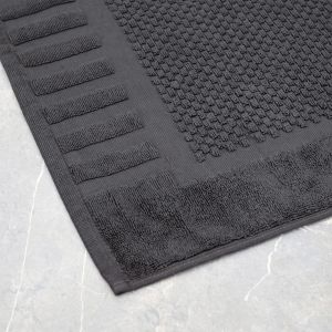 Mikado Bath Mats Charcoal Gray 22x34 10 lbs