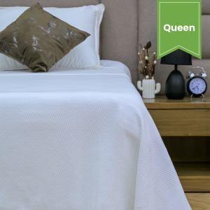 Luxury Cotton Ripple Blanket 90x90 Queen