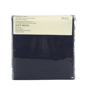 Soft Siesta Blended Insignia Blue Sheet Set - T-200 - Full - 4 Pieces