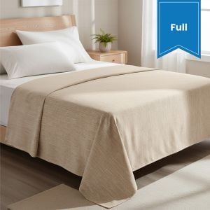 Classic Caramel Microfiber Top Sheet / Full Flat 84x96