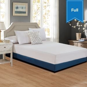 Fitted Box Spring Wrap 54 x 80 + 10.50 Full Navy Blue