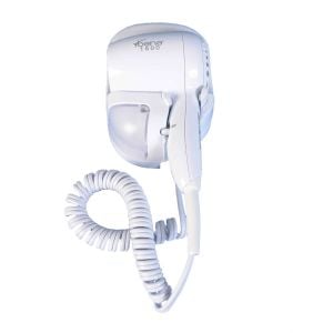 The white hair dryer. 