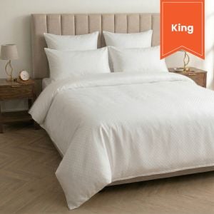 King Duvet Cover Checkered 110x94