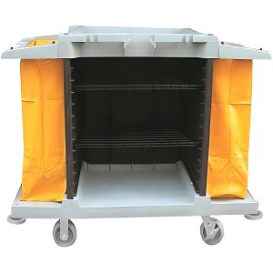Maid Cart With Bumpers 57 x 21 x 39 Inch