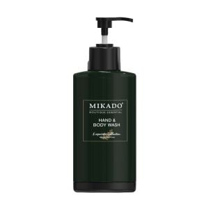 Refillable Hand & Body Wash Dark Green Pump Bottle 360 ml 20 Bottles / Case
