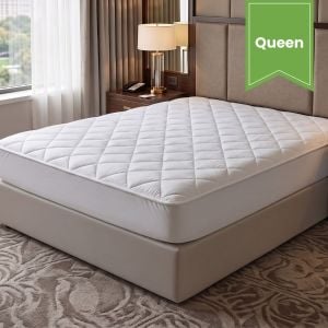 Quilted Mattress Pad Fitted 60 x 80 x 15 Queen