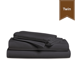 Twin T-200 Charcoal Grey Sheet - 3 Pieces / Set