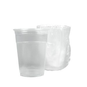 Individually Wrapped 9 Oz  Clear Disposable Plastic Cold Cups 1000/Case 