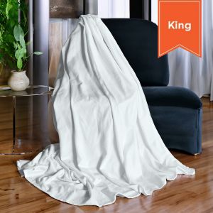 Luxury Cotton Ripple Blanket 110x90 King