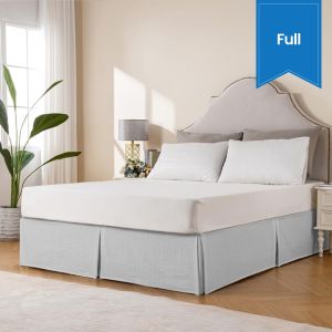 Full Bed Skirt - Evening Grey