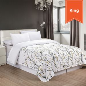 Mid Summer Blooms Microfiber Top Sheets King 112x96