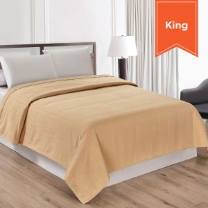 Water Streams Top Sheet King 108x96 Caramel