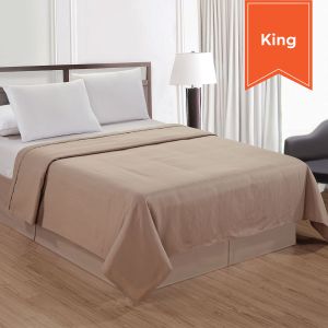 Water Streams Top Sheet King 108x96 Coffee Mocha
