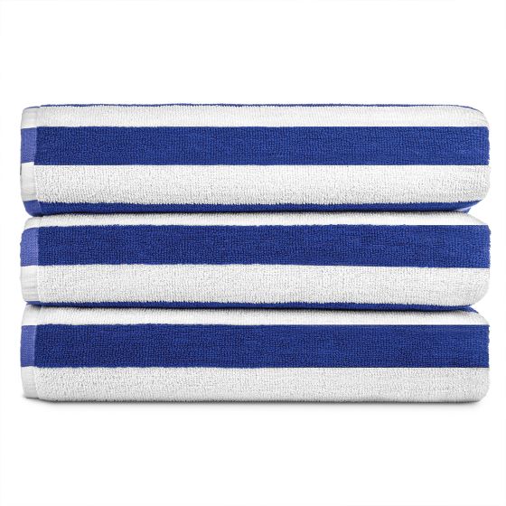 Cabana Pool Towel 32x64 12.50 lbs Blue