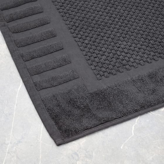 Mikado Bath Mats Charcoal Gray 22x34 10 lbs
