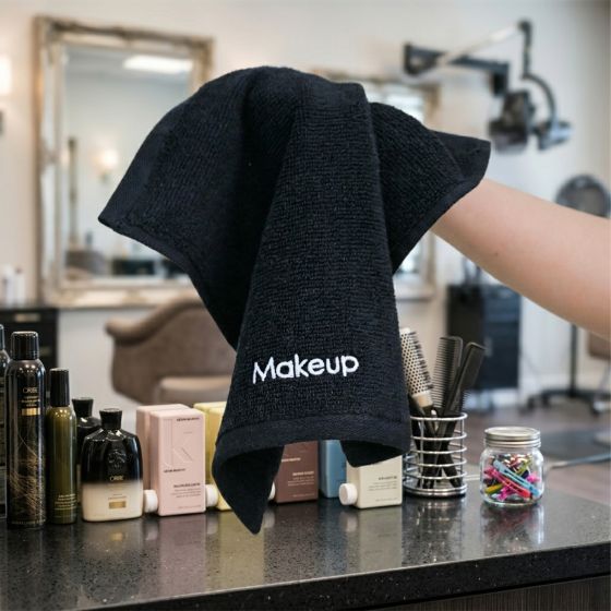Cosmetic Towel 12x12 1 lbs Black