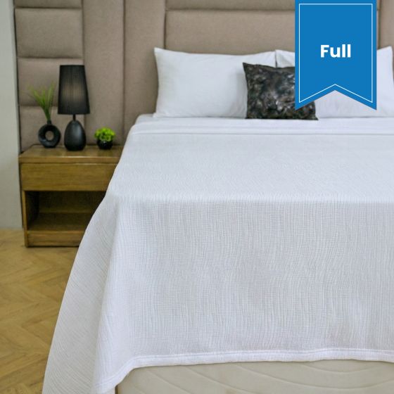Ripple Puffed Top Sheet Twin/Full 84x96