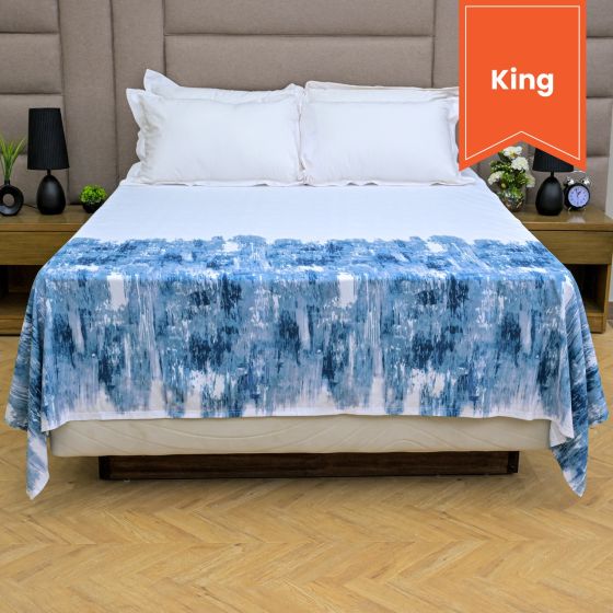 Urban Abstract Microfiber Top Sheet King 112x96