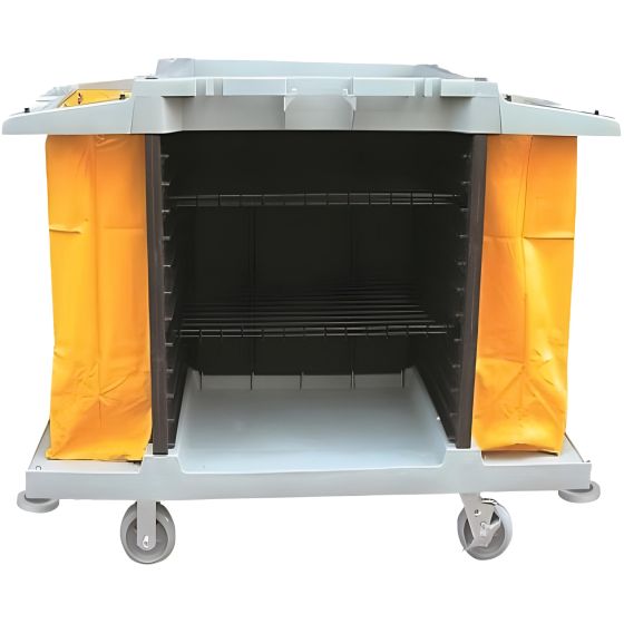 Maid Cart With Bumpers 57 x 21 x 39 Inch