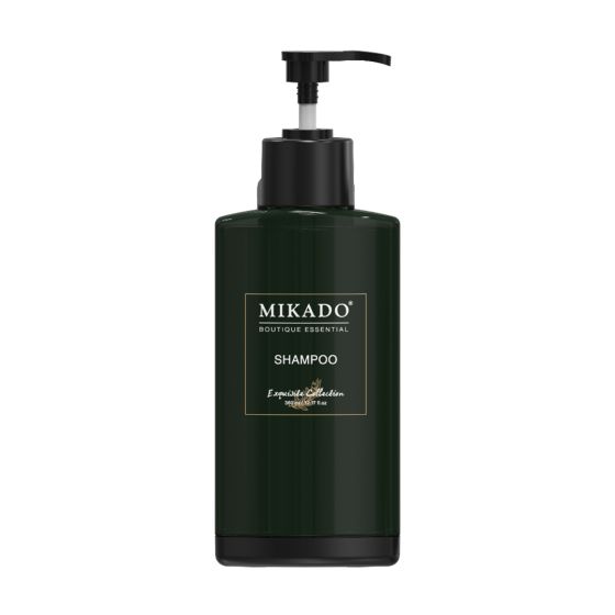 Refillable Shampoo Dark Green Pump Bottle 360 ml 20 Bottles / Case
