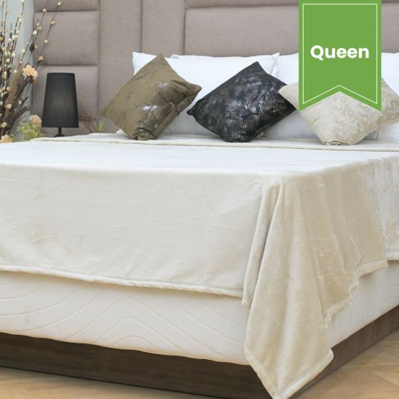 Ryotei Micro Fleece Soft Blanket 94x90 Queen 