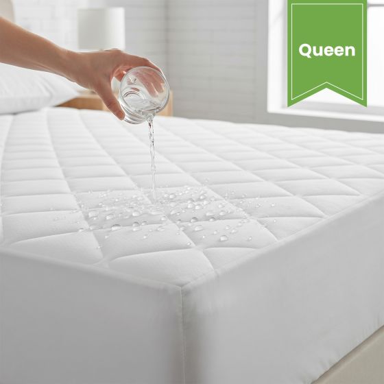 Waterproof Mattress Pad Fitted 60 x 80 x 15 Queen 