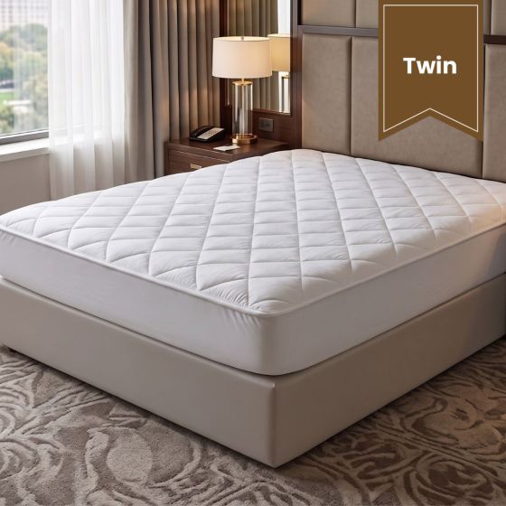 Quilted Mattress Pad Fitted 39 x 80 x 15 Twin