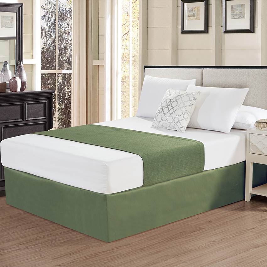 Organic Green Bed Scarf