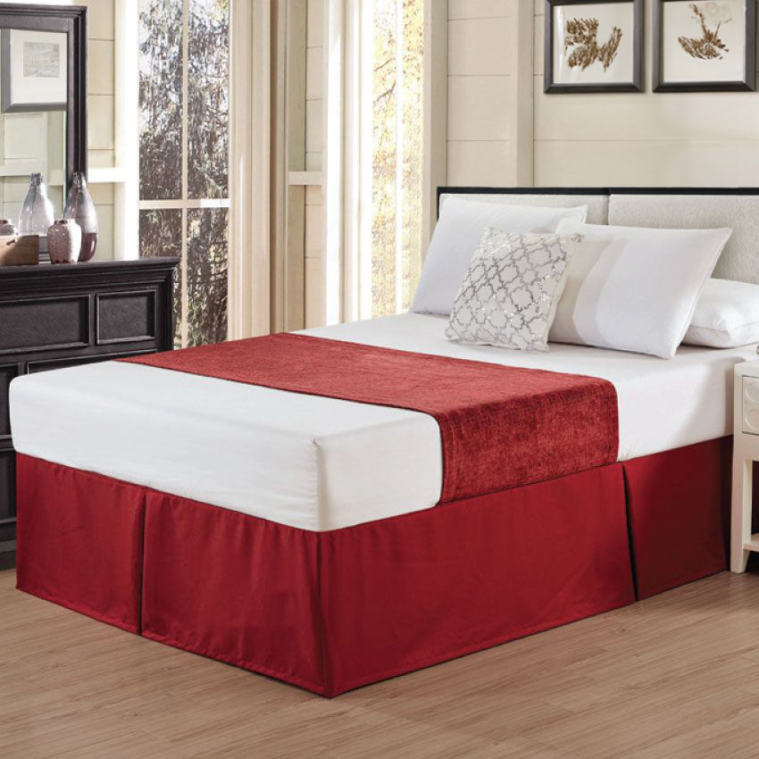 Serene Merlot Bed Scarf