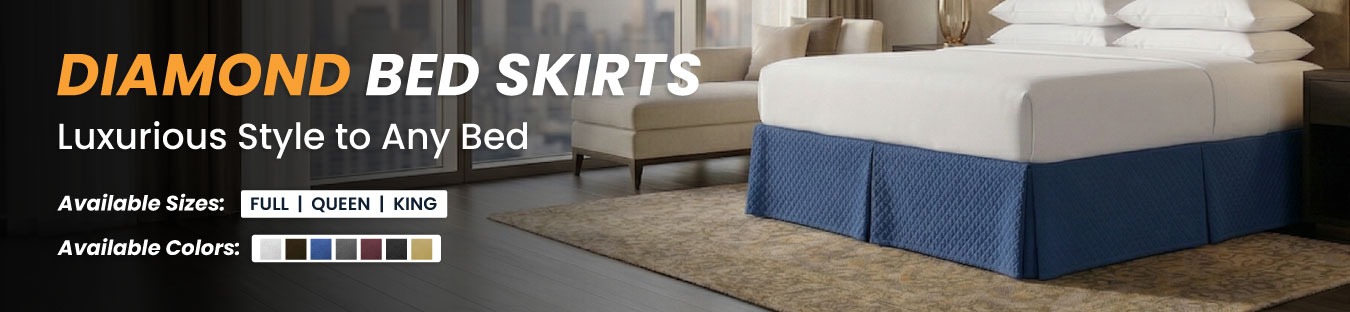 Diamond Bed Skirts | Wholesale