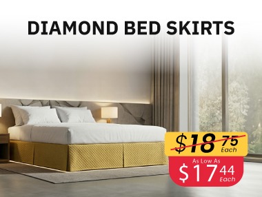 Diamond Bed Skirts
