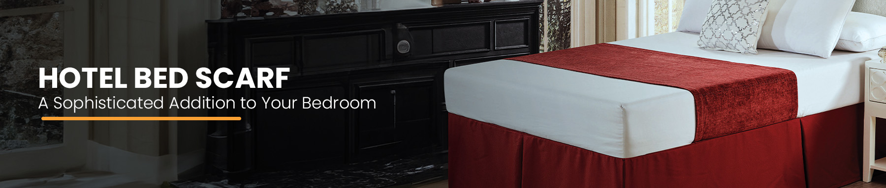 Hotel Bed Scarf