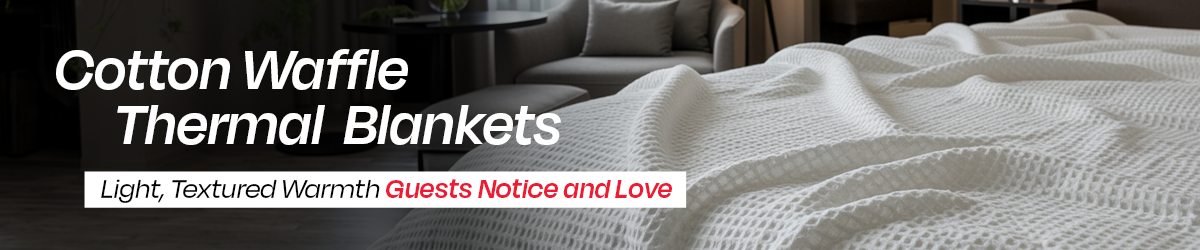 Cotton Waffle Thermal Blanket | Wholesale