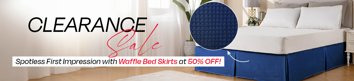 Waffle Bed Skirts